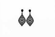 Leaf Earring Silhouette Bundle, a Pattern Graphic by jahid234 (Thumbnail 3 of 13)