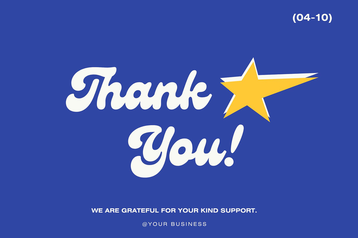Card Template Thank You, a Graphic by Dheny Designer (Photo 5 of 11)