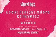 Valentrix - Display Font, a Handwritten Font by alifryanzulfikar (Thumbnail 7 of 8)