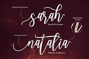 Adasmine Clean & Textured Script, a Script Font by Studio design (Thumbnail 4 of 22)