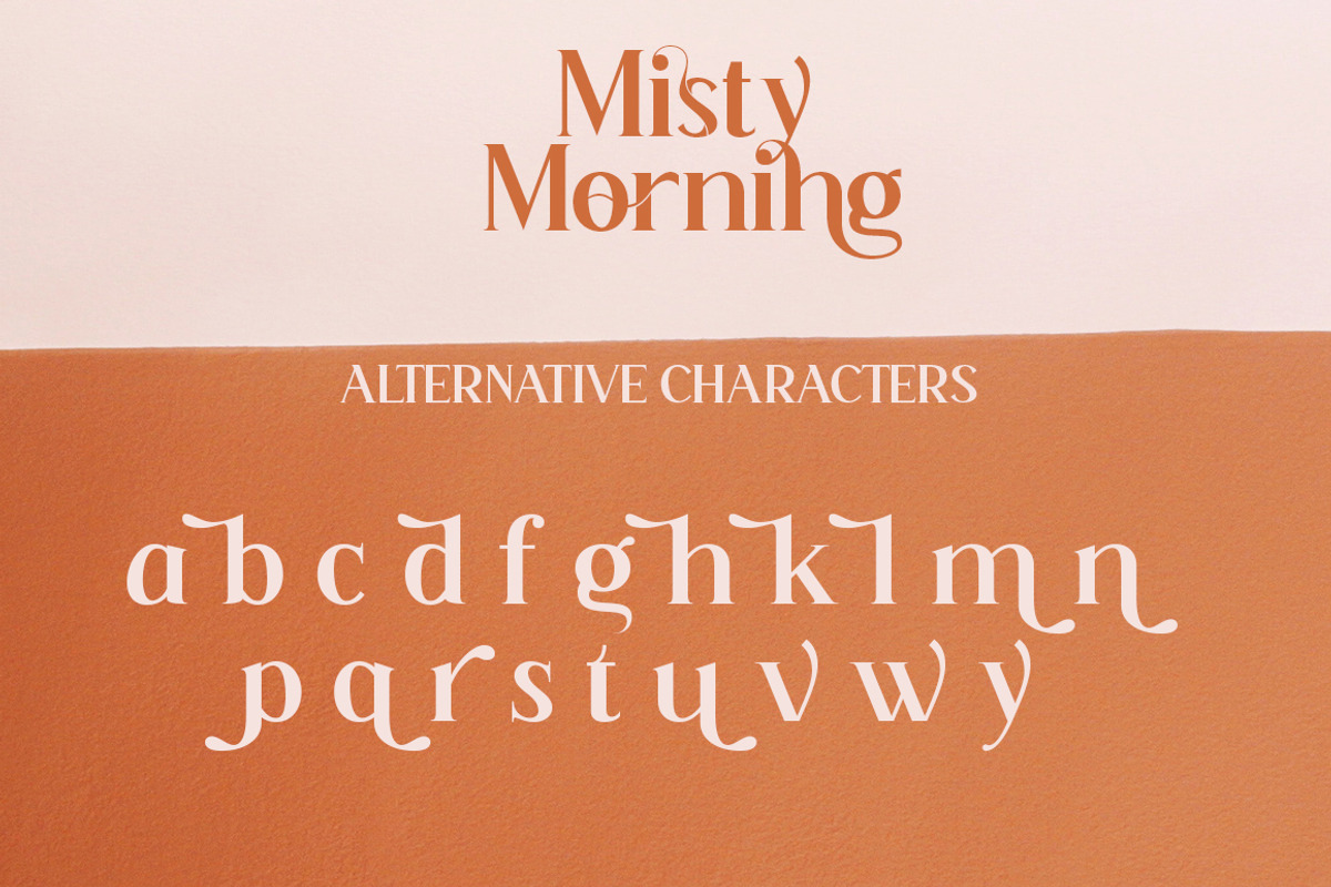 Misty Morning, a Serif Font by Funtype (Photo 12 of 15)