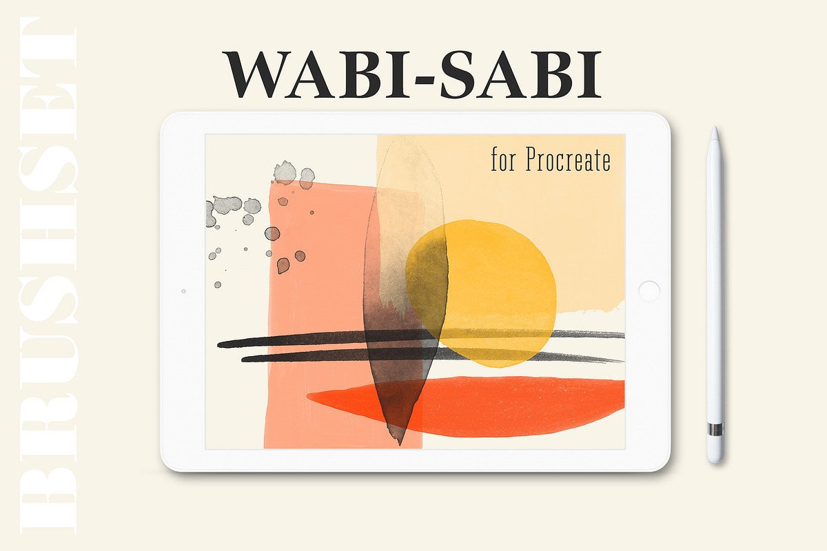 Wabi-Sabi Photoshop Procreate Stamps, a Brush Add-On by Struvictory.art (Photo 6 of 7)