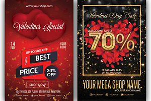 Valentines Day Sale Flyers