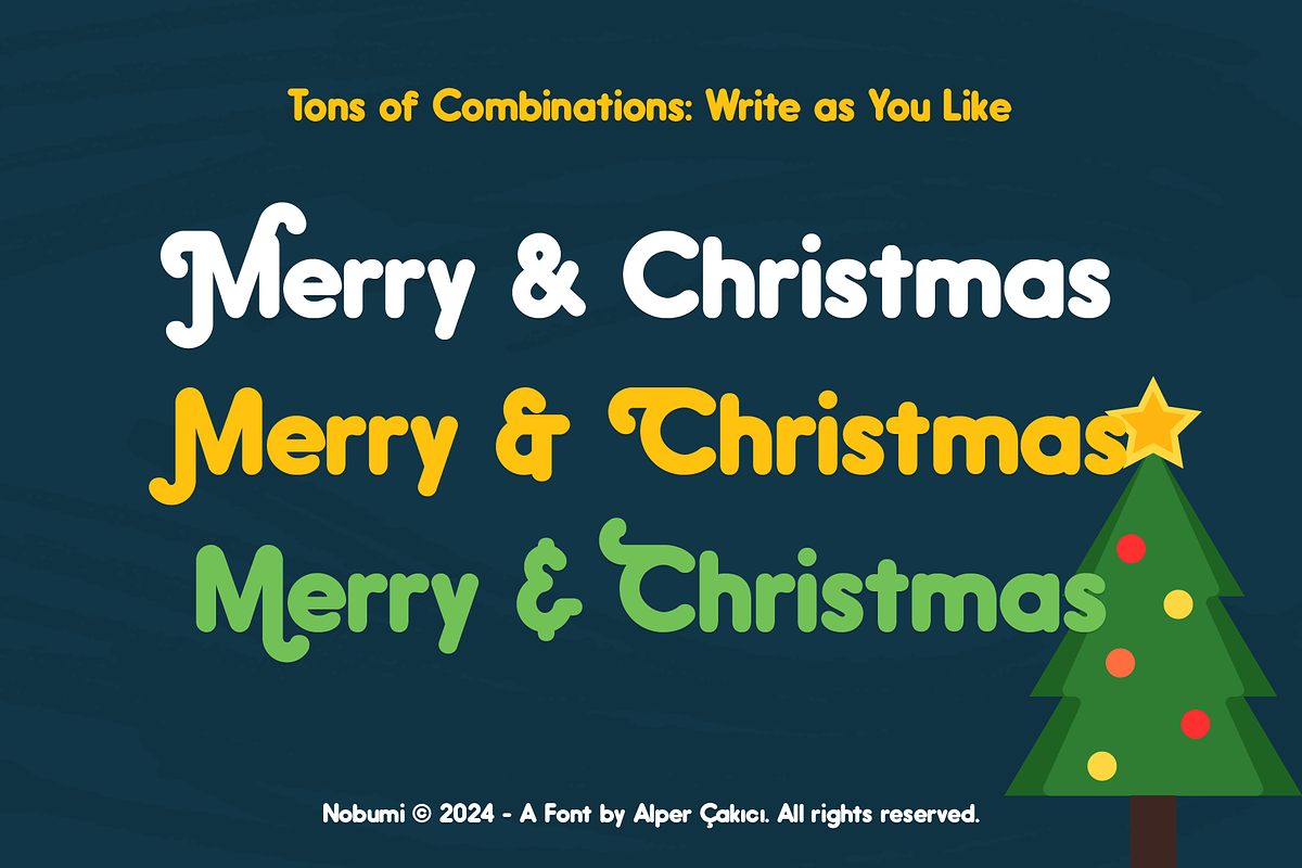 Nobumi Font Family - 29 Fonts, a Sans Serif Font by alpercakici (Photo 2 of 11)