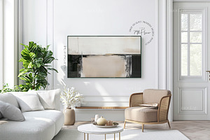 Frame Mockup, TV Living Room Mockup