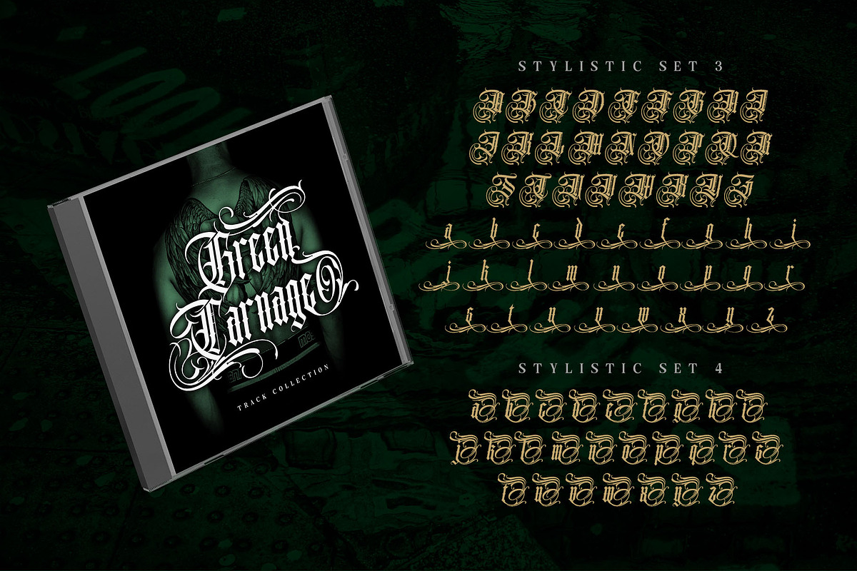 Black Famous Typeface, a Blackletter Font by alit design (Photo 10 of 20)
