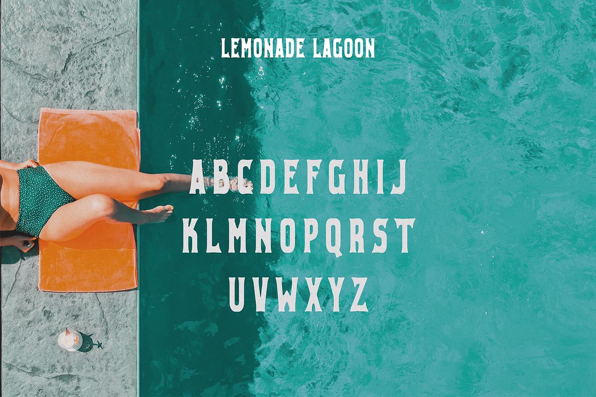 Lemonade Lagoon - Vintage Typeface, a Serif Font by HipFonts (Photo 2 of 10)