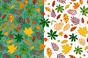 Autumn Leaves: elements and patterns, an Illustration by OkPen (Thumbnail 3 of 5)