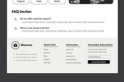 Architecture Wireframe Landing Page, a Wireframe Template by MightyDesign (Thumbnail 5 of 8)