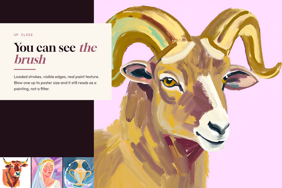 82 Zodiac Oil Painting Art JPGs, an Object Illustration by Jakayla Digital Co (Photo 4 of 7)
