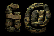 Camouflage Font, a Sans Serif Font by Handmadefont (Thumbnail 4 of 14)
