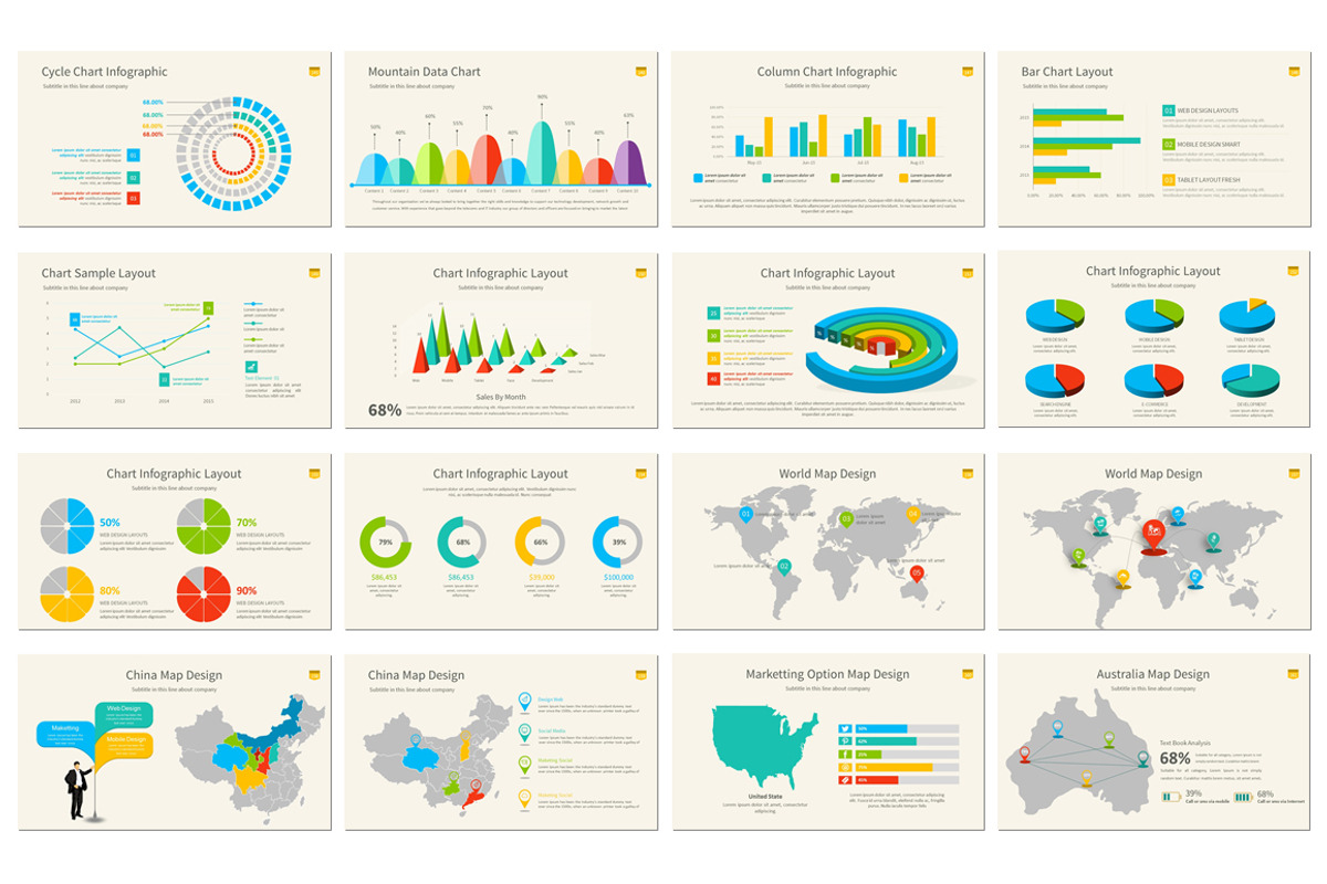Business Annual Report 2016 Template, a Presentation Template by UniqueStudio (Photo 11 of 13)