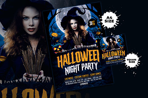 Halloween Night Party Flyer
