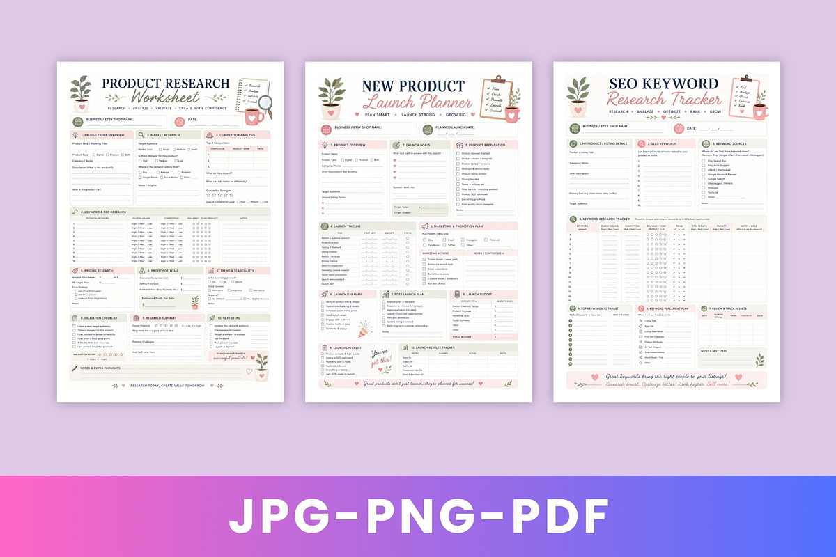 2027 Etsy Seller Success Planner, a Stationery Template by Designmela01 (Photo 2 of 6)
