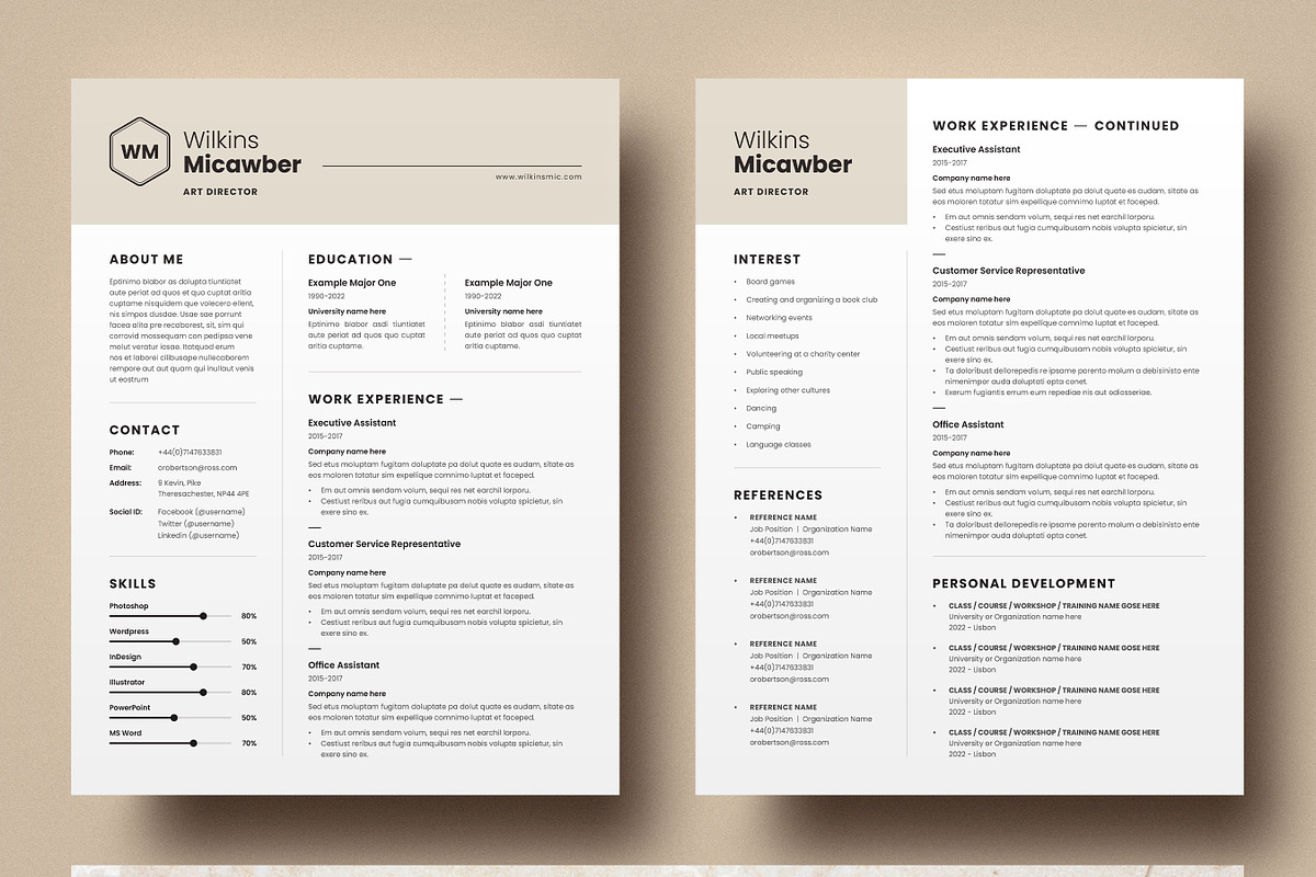 Professional ATS Resume, CV Template, a Resume Template by Niofix (Photo 3 of 6)