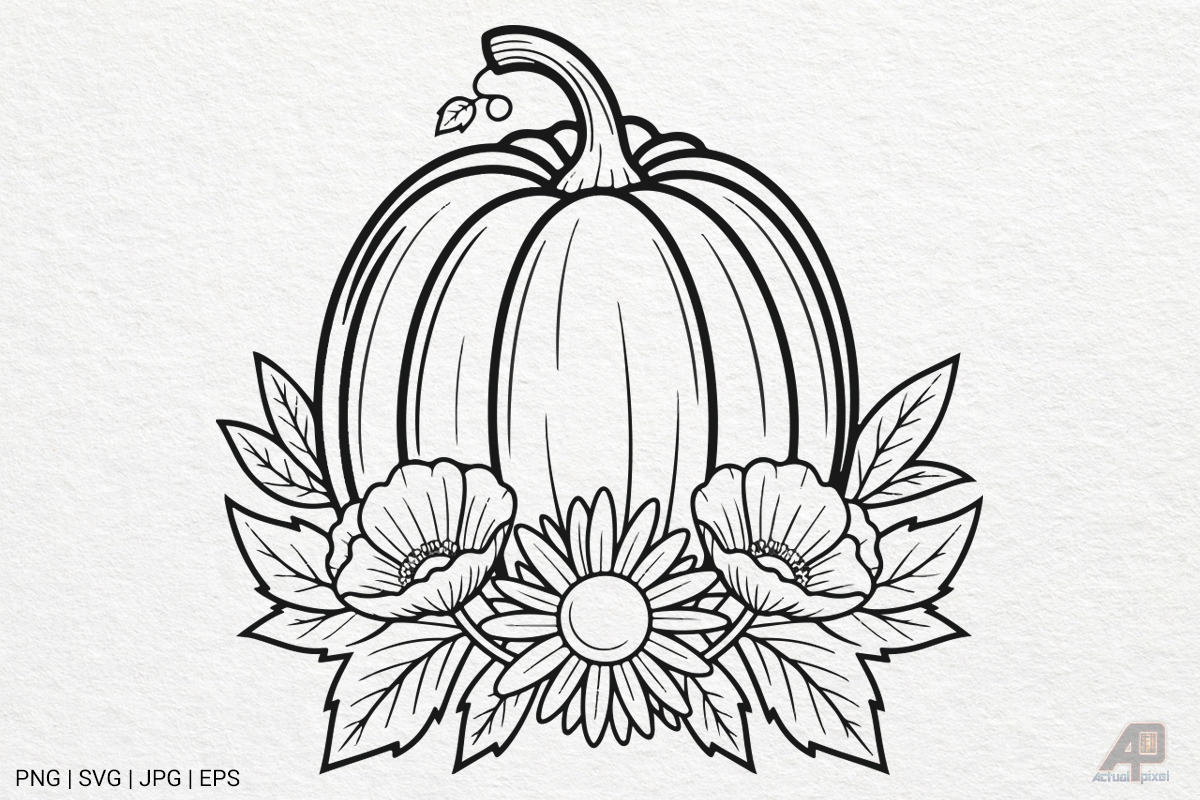 Pumpkin Fall Autumn SVG PNG Bundle, a Photo by Actual Pixel (Photo 10 of 19)