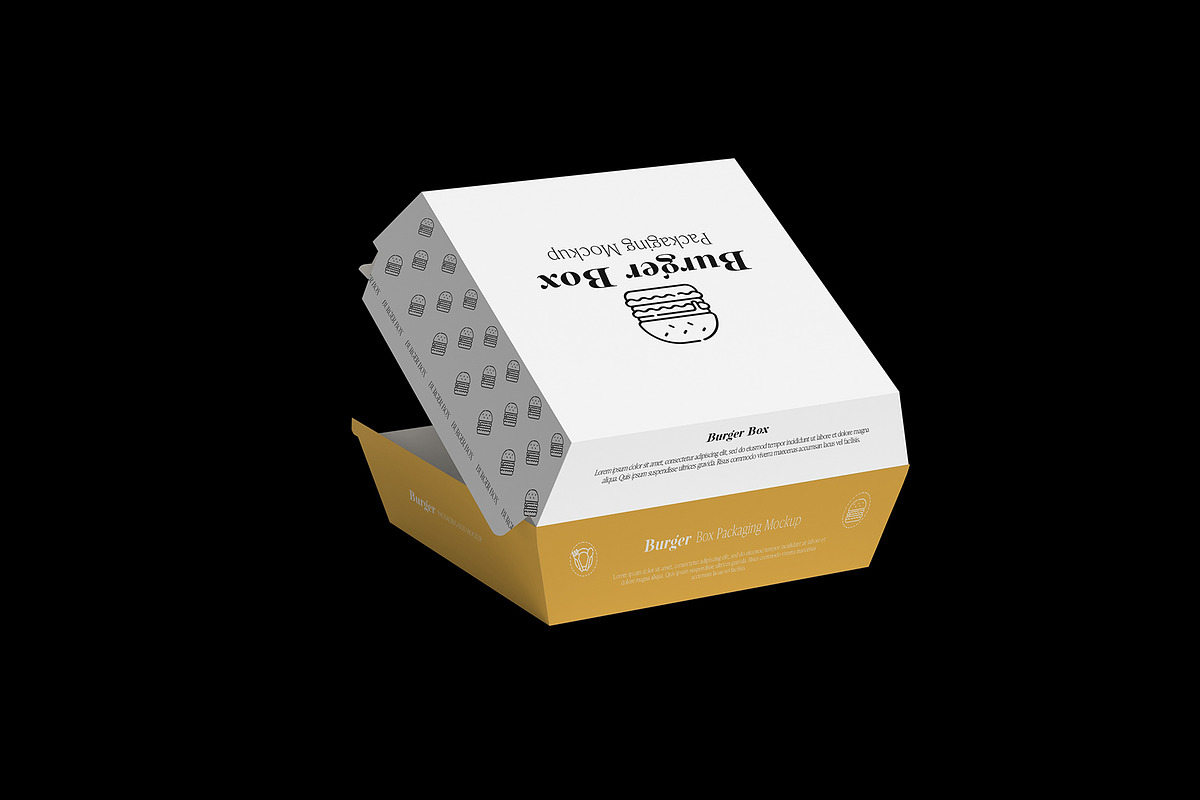 Burger Packaging Mockup, a Packaging Mockup by Graphicbars (Photo 10 of 10)