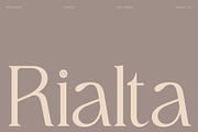 Rialta – Elegant Serif Font, a Serif Font by Craft Supply Co. (Thumbnail 1 of 8)