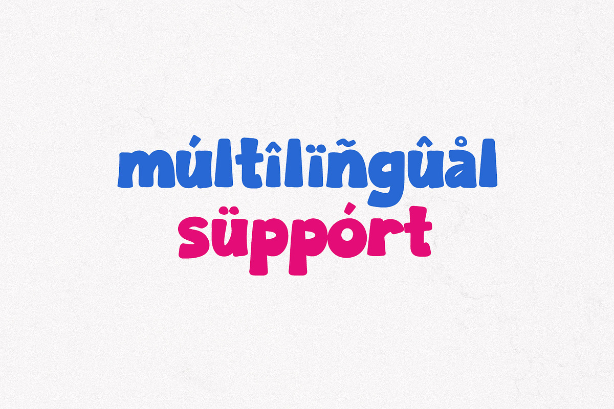 Poow Geudy Delightfully Cartoon Font, a Sans Serif Font by Maulana Creative (Photo 5 of 8)