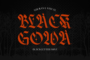 Black Gowa - Blackletter Font, a Blackletter Font by Nirmana Visual (Thumbnail 1 of 11)