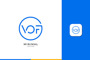 Monogram Icon Logo VOF