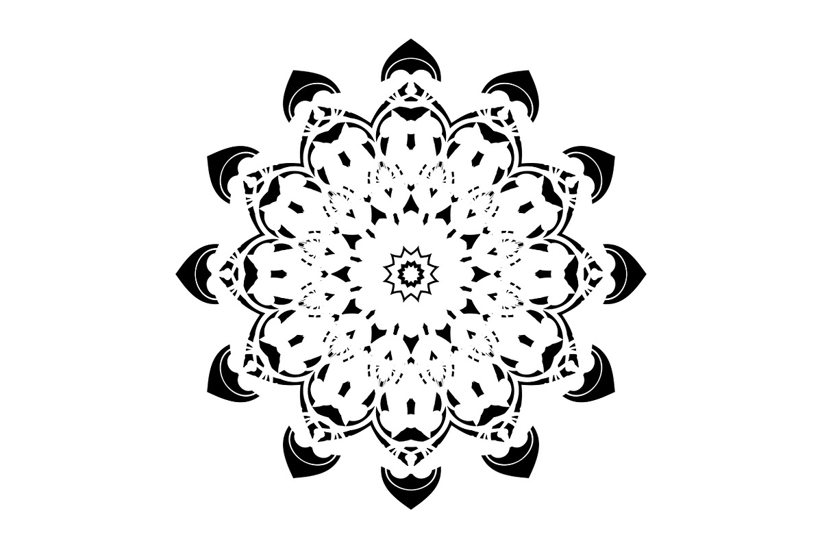 Handcrafted Mandala Design Pack, a Pattern Graphic by NJ Himel (Photo 11 of 30)