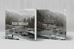 Book Mockup Hardcover (Square)