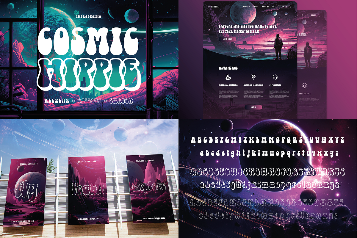 The Groovy Font Bundle - 65 Fonts!, a Script Font by HipFonts (Photo 12 of 12)
