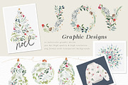 Winter Watercolor Graphic Set-Jolly, a Decorative Illustration by Graphic Box (Thumbnail 3 of 8)