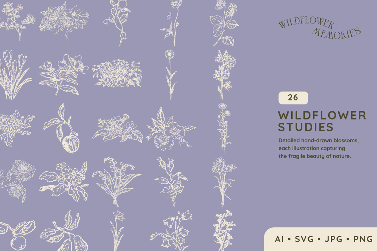 Wildflower Memories 110 Illustration, a Decorative Illustration by JuliBelushi (Photo 4 of 9)