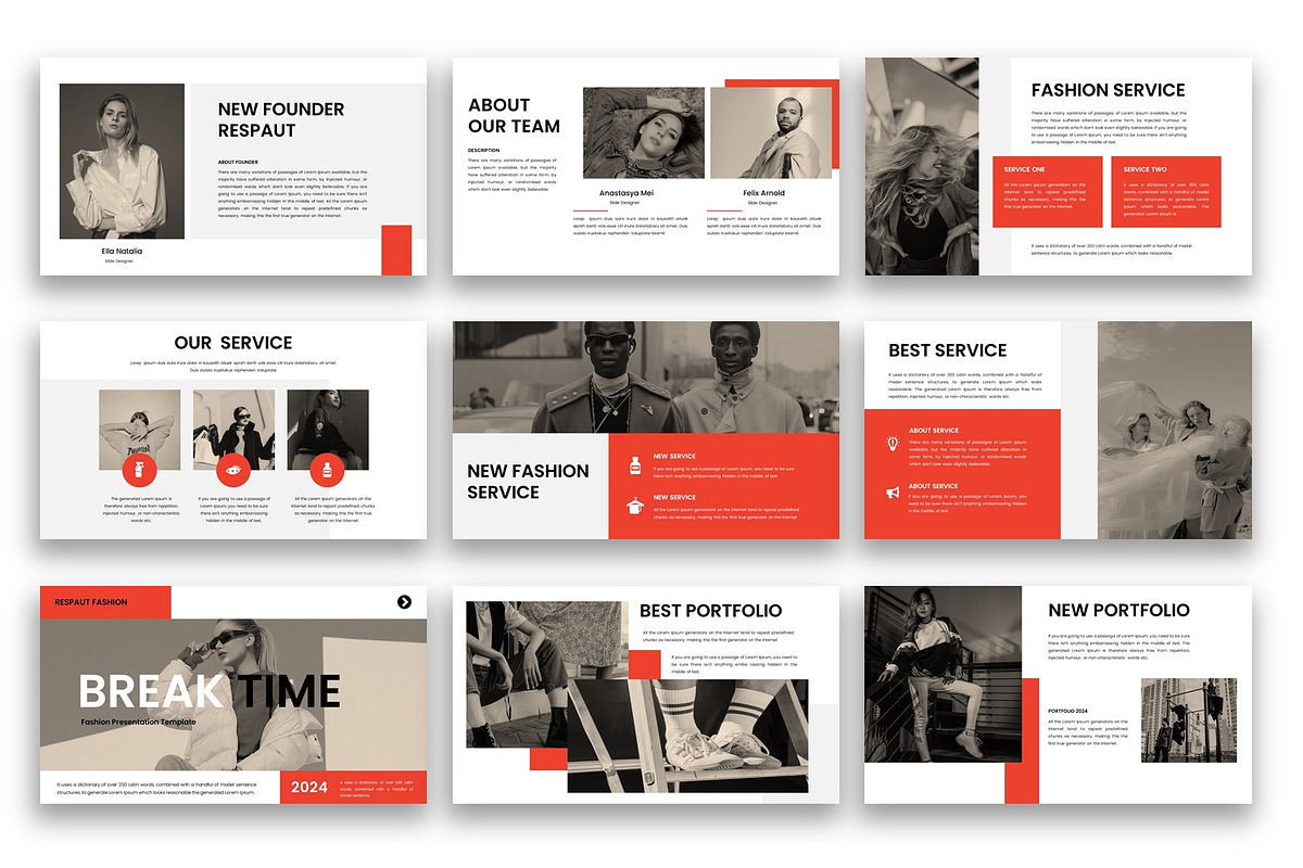 Respaut – Fashion PowerPoint, a Presentation Template by kreatifreya (Photo 4 of 5)
