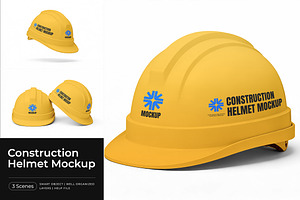 Construction Helmet Mockup, a Product Mockup by Pitchlook.Studio