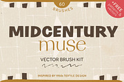 Midcentury Muse Brush Kit + BONUS, a Brush Add-On by Greta Ivy (Thumbnail 1 of 5)