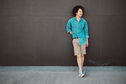 Smiling man in casual clothes, wall, a Person Photo by SkyNext