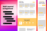 Real Estate Wireframe Website 10, a Websites & App Template by INSPR STD (Thumbnail 3 of 4)