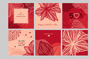 Valentine`s Day Instagram posts, a Poster Template by akovtun (Thumbnail 2 of 4)
