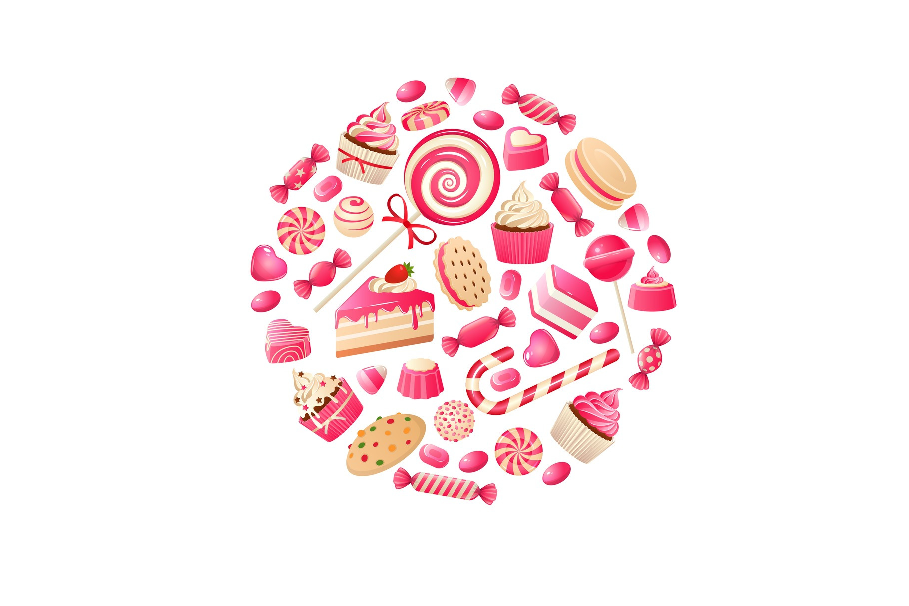 Sweet Candy Chocolate Bars by Yummybuum  Creative Market