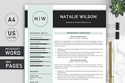 2 Page Resume Template | CV Template, a Resume Template by Klamp Studio (Thumbnail 2 of 8)