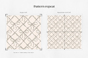 Coquette Bows & Rococo Pattern, a Wallpaper Graphic by Yello_illustration (Thumbnail 3 of 16)