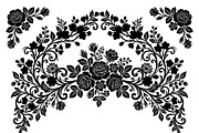 50 Elegant Floral Ornate Silhouette, a Decorative Illustration by Amazin_art (Thumbnail 21 of 30)