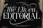 The Eliven Editorial | 7 Font Style, a Serif Font by IM Studio (Thumbnail 1 of 15)