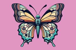 Cute Butterfly Clipart