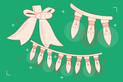 Christmas Decorations Vector, a Decorative Illustration by TheFoodAtlas (Thumbnail 15 of 19)