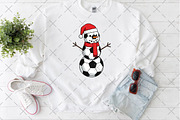 Christmas Snowman Soccer PNG, an Illustration by Craft Nest (Thumbnail 6 of 6)