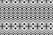 Vector Seamless Black&White Patterns, a Pattern Graphic by alexmakarova (Thumbnail 2 of 5)