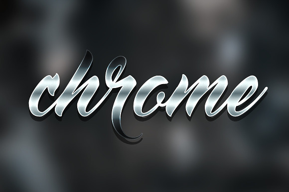 Chrome Metal Styles For Photoshop preview 4