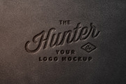 Leather Print Logo Mockup, a Product Mockup by Design Squad (Thumbnail 3 of 4)