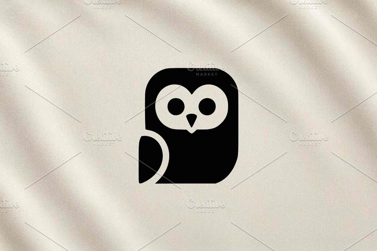 Cute Owl Silhouette Vector, an Animal Illustration by Vectorium Studio (Photo 3 of 4)