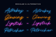 Rocket Clouds, a Script Font by Wacaksara Co. (Thumbnail 7 of 10)