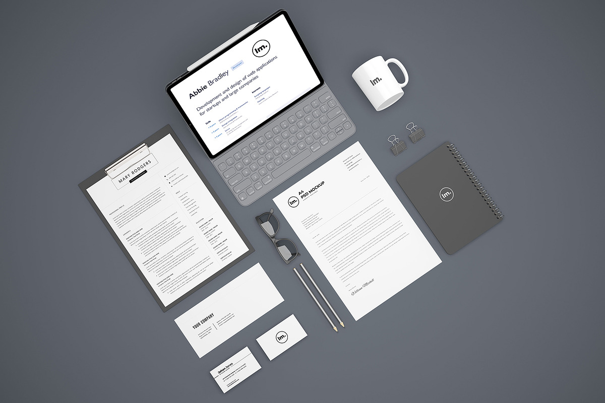 Elegant Stationery / Branding Mockup, a Print Template by Designrepos (Photo 4 of 8)